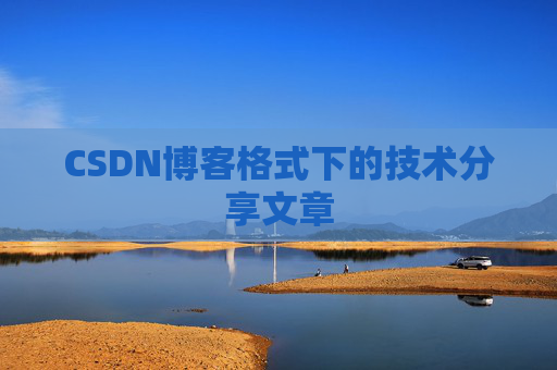 CSDN博客格式下的技术分享文章